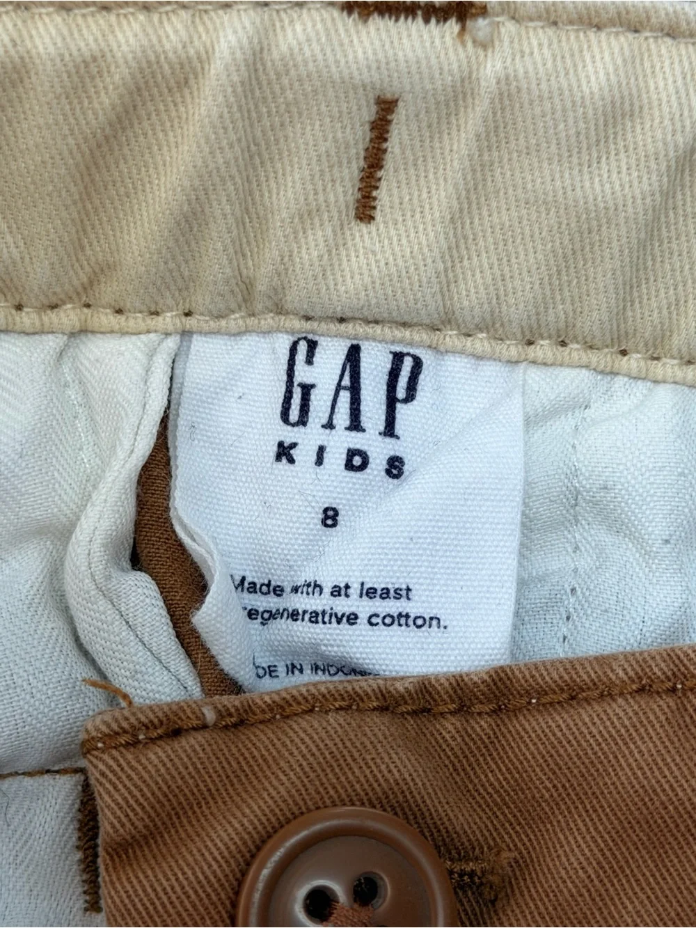 Three Pairs Youth Boys Pants - Gray, Tan, Camel